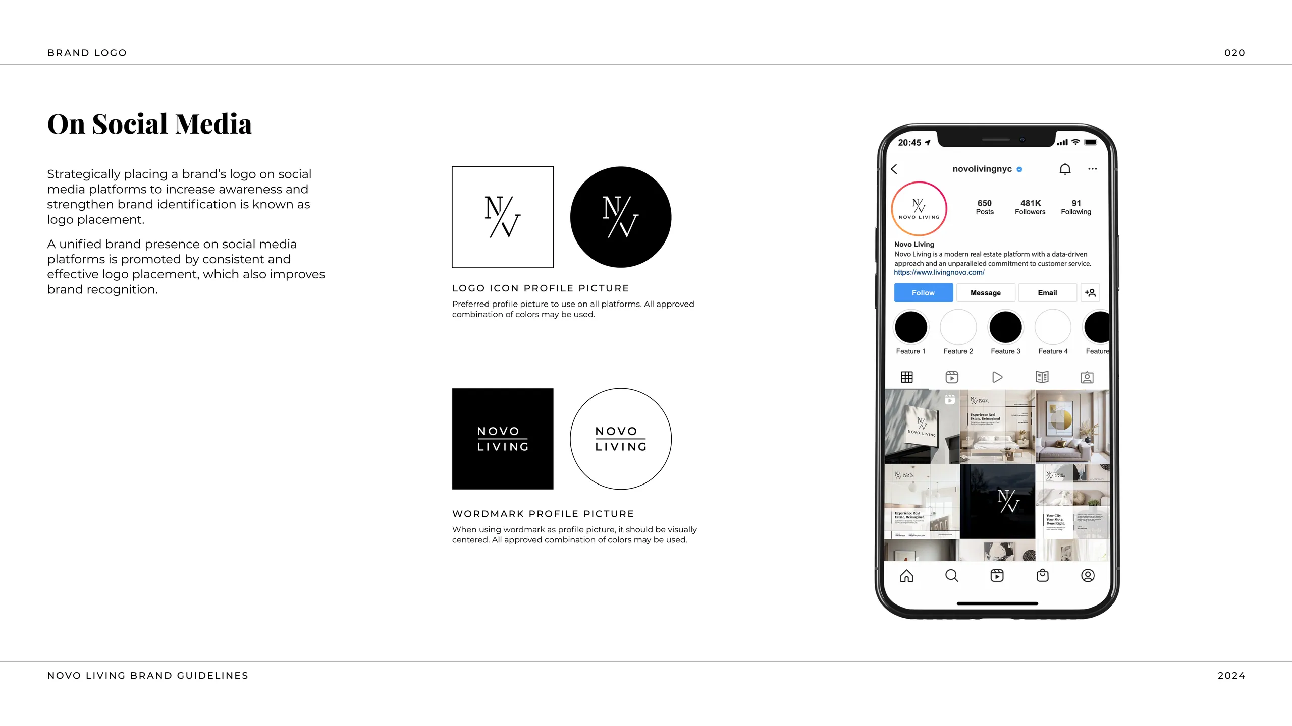 Novo Living brand identity 6